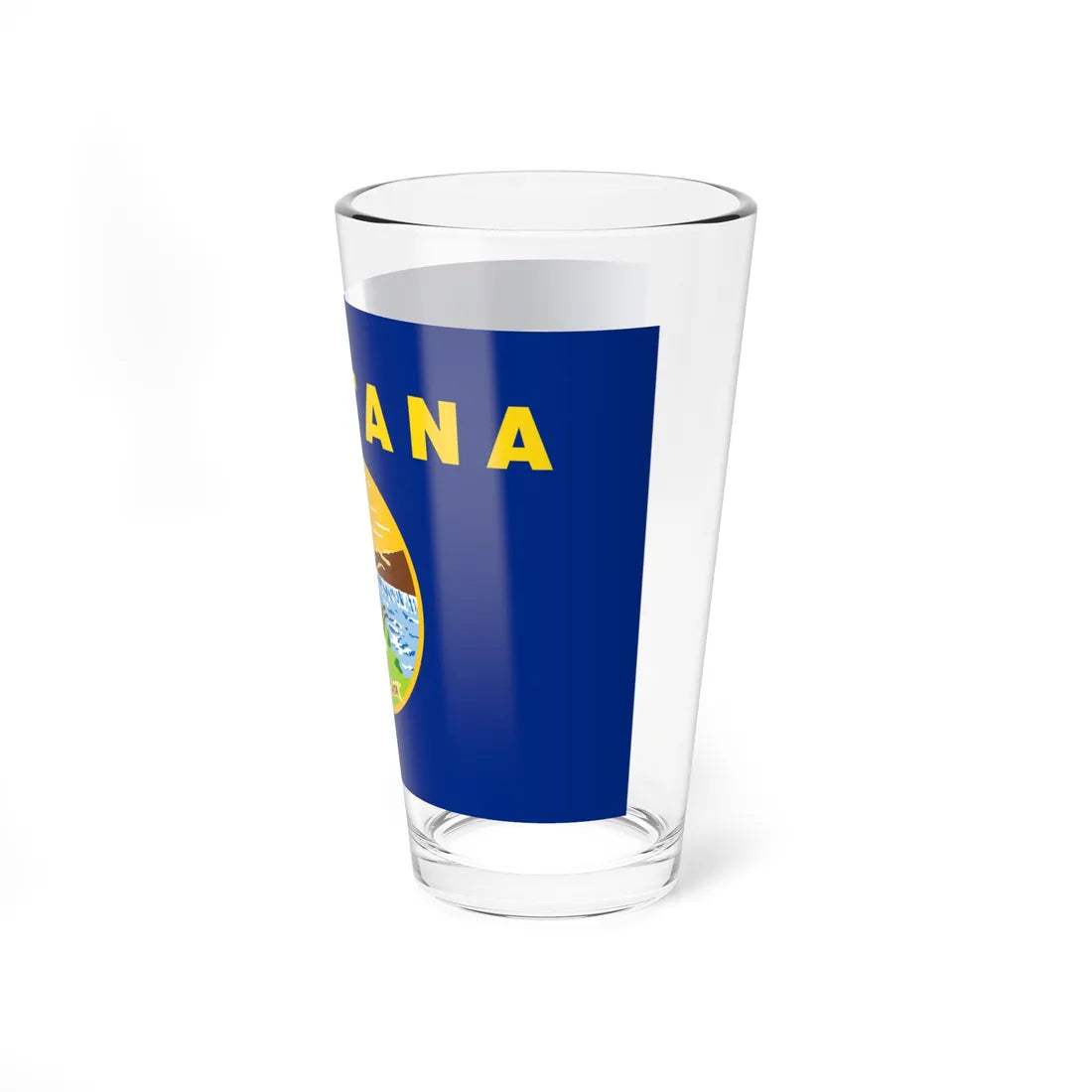 Flag of Montana (United States) Pint Glass 16oz - Go Mug Yourself