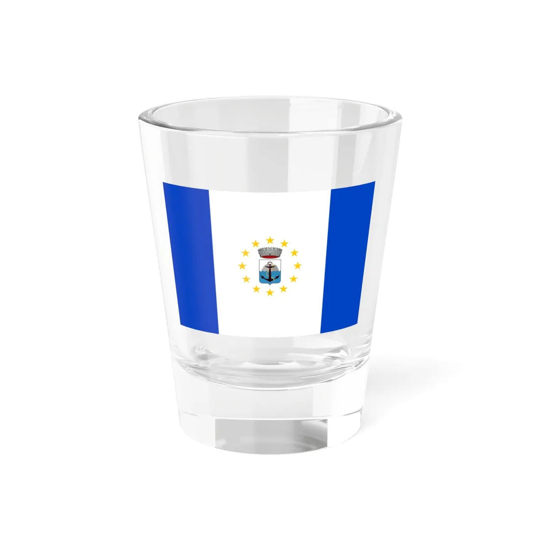 Flag of Monte Argentario (Italy) Shot Glass 1.5oz 1.5oz - Go Mug Yourself