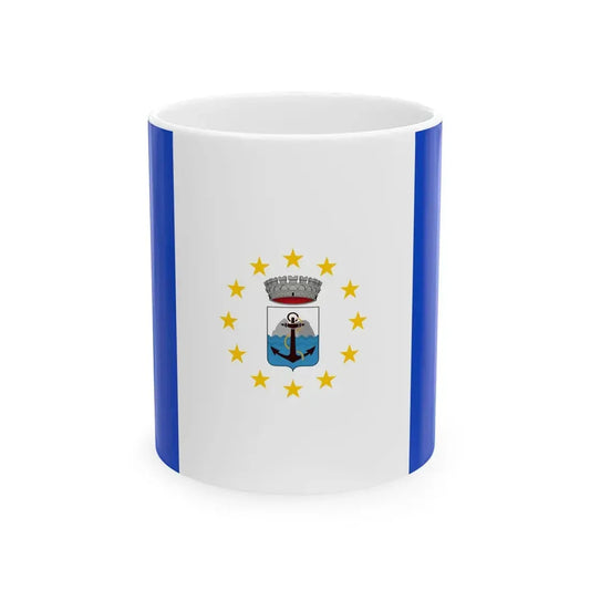 Flag of Monte Argentario (Italy) White Coffee Mug 11oz - Go Mug Yourself