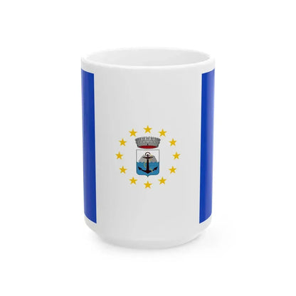 Flag of Monte Argentario (Italy) White Coffee Mug 15oz - Go Mug Yourself
