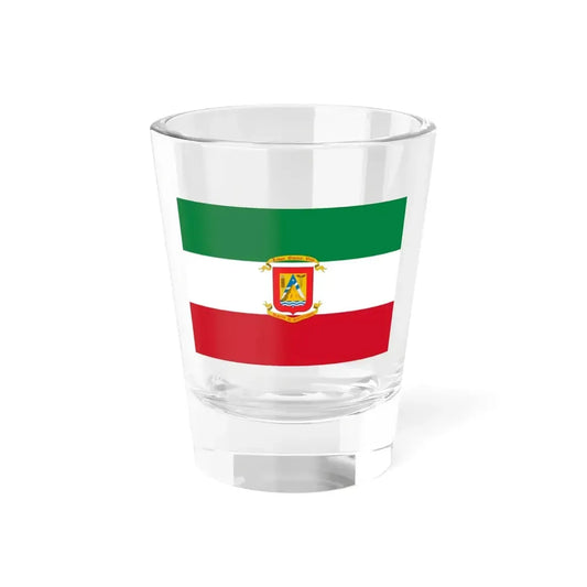 Flag of Montecristi Ecuador (Ecuador) Shot Glass 1.5oz 1.5oz - Go Mug Yourself