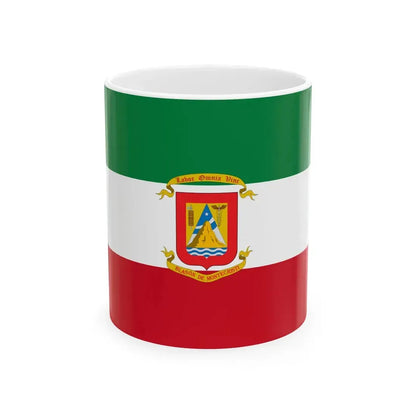 Flag of Montecristi Ecuador (Ecuador) White Coffee Mug 11oz - Go Mug Yourself