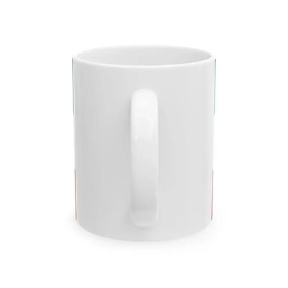 Flag of Montecristi Ecuador (Ecuador) White Coffee Mug - Go Mug Yourself