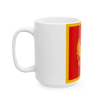 Flag of Montenegro 1-1 (Montenegro) White Coffee Mug - Go Mug Yourself