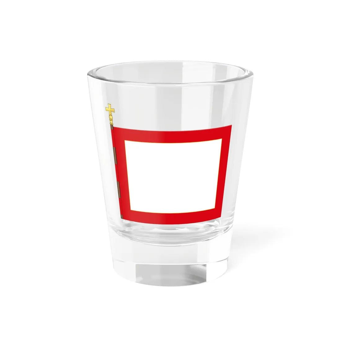 Flag of Montenegro 1767-1773 (Montenegro) Shot Glass 1.5oz 1.5oz - Go Mug Yourself
