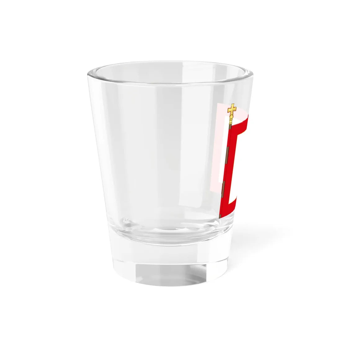 Flag of Montenegro 1767-1773 (Montenegro) Shot Glass 1.5oz - Go Mug Yourself