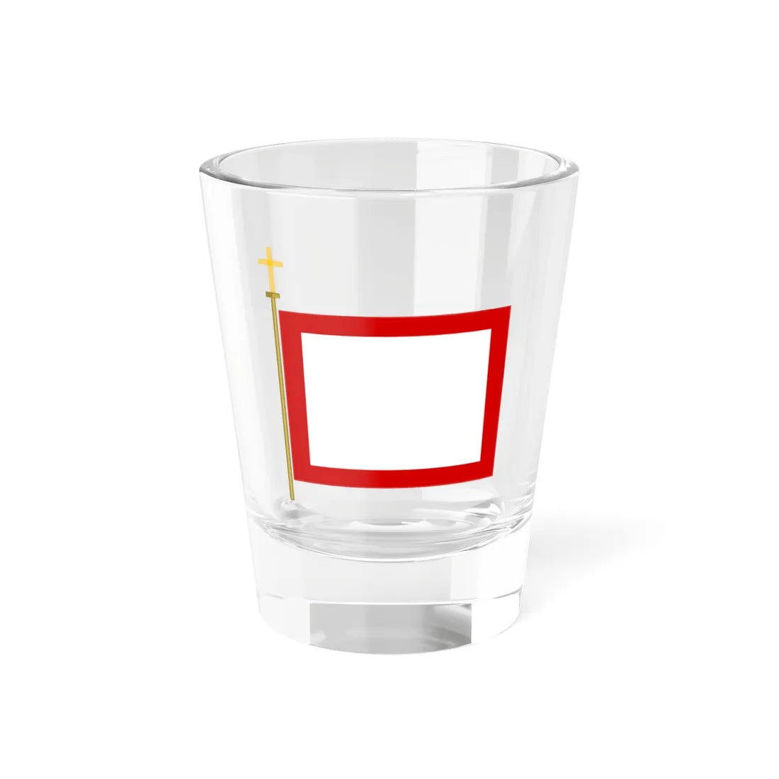 Flag of Montenegro 1768 (Montenegro) Shot Glass 1.5oz 1.5oz - Go Mug Yourself