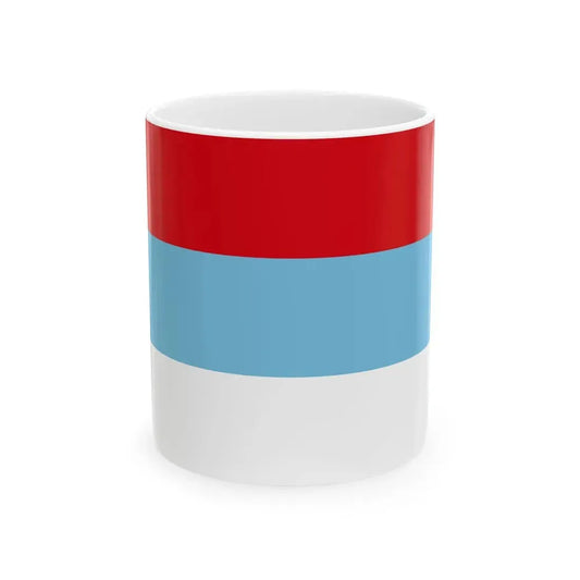 Flag of Montenegro 1993-2004 3-2 (Montenegro) White Coffee Mug 11oz - Go Mug Yourself