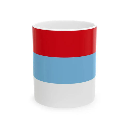 Flag of Montenegro 1993-2004 3-5 (Montenegro) White Coffee Mug 11oz - Go Mug Yourself