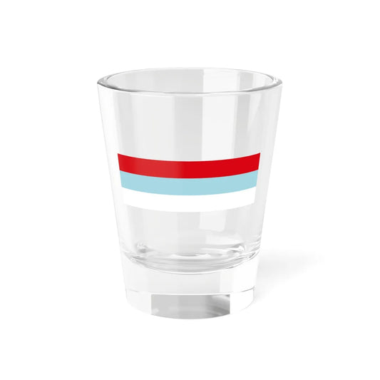 Flag of Montenegro 1993-2004 lighter blue color (Montenegro) Shot Glass 1.5oz 1.5oz - Go Mug Yourself