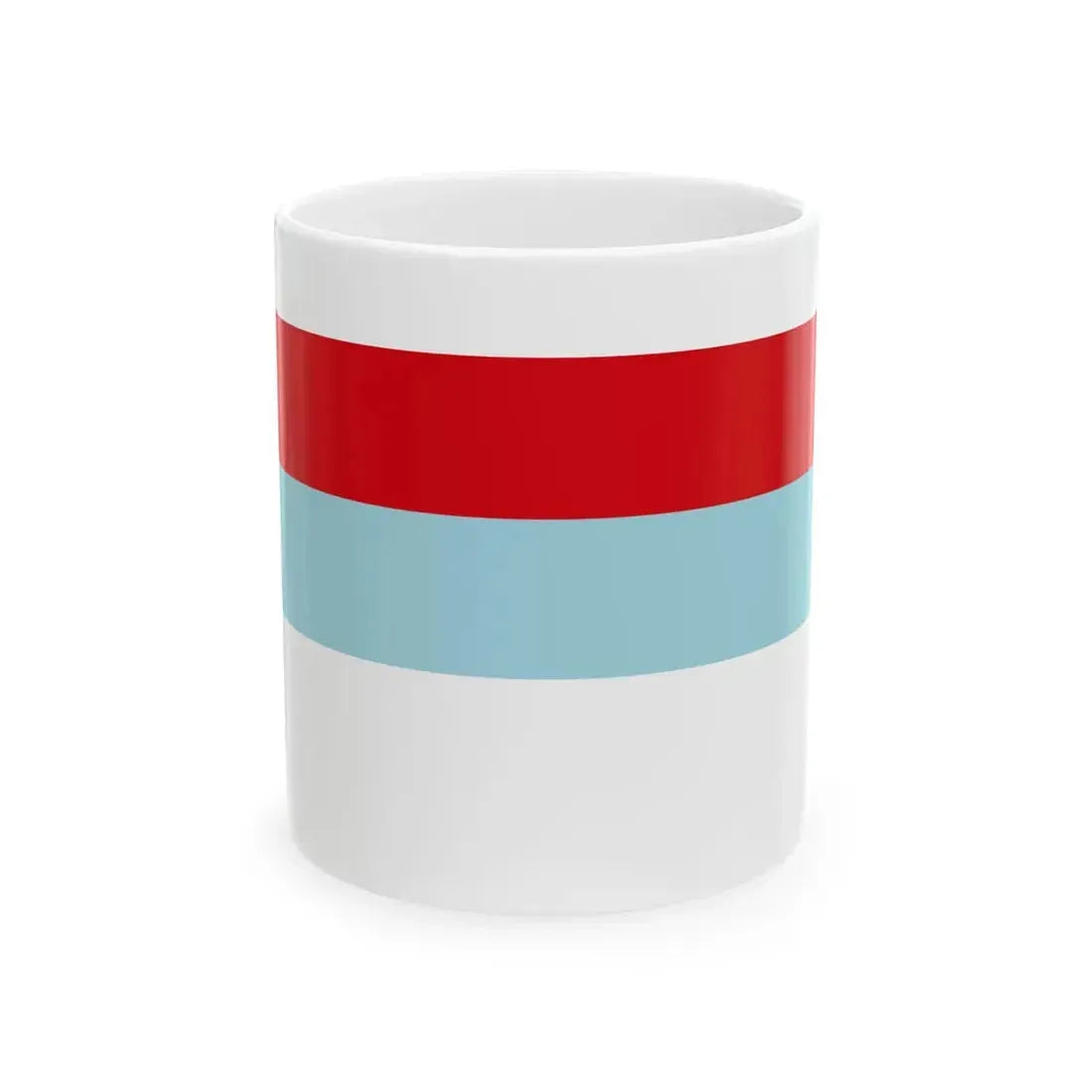 Flag of Montenegro 1993-2004 lighter blue color (Montenegro) White Coffee Mug 11oz - Go Mug Yourself