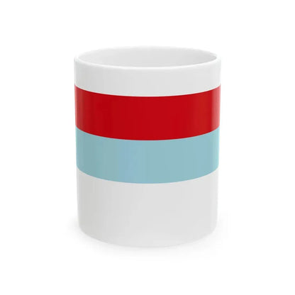 Flag of Montenegro 1993-2004 lighter blue color (Montenegro) White Coffee Mug 11oz - Go Mug Yourself