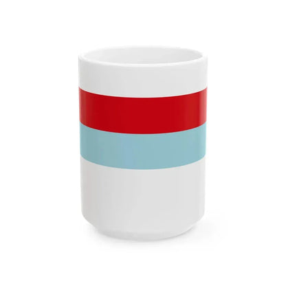 Flag of Montenegro 1993-2004 lighter blue color (Montenegro) White Coffee Mug 15oz - Go Mug Yourself