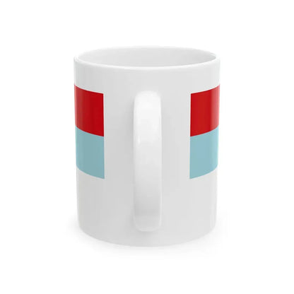 Flag of Montenegro 1993-2004 lighter blue color (Montenegro) White Coffee Mug - Go Mug Yourself