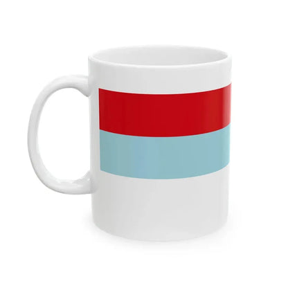 Flag of Montenegro 1993-2004 lighter blue color (Montenegro) White Coffee Mug - Go Mug Yourself