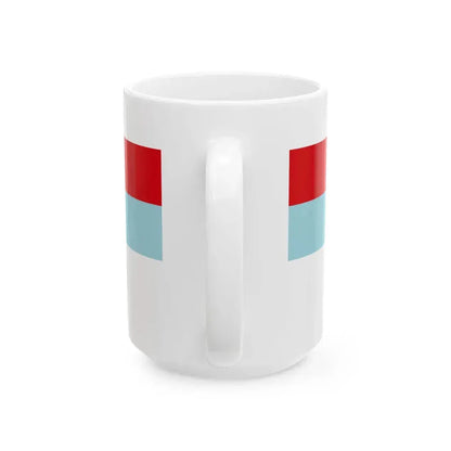 Flag of Montenegro 1993-2004 lighter blue color (Montenegro) White Coffee Mug - Go Mug Yourself