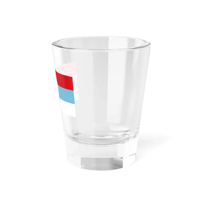 Flag of Montenegro 1993-2004 with coat of arms (Montenegro) Shot Glass 1.5oz - Go Mug Yourself