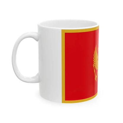 Flag of Montenegro 3-2 (Montenegro) White Coffee Mug - Go Mug Yourself
