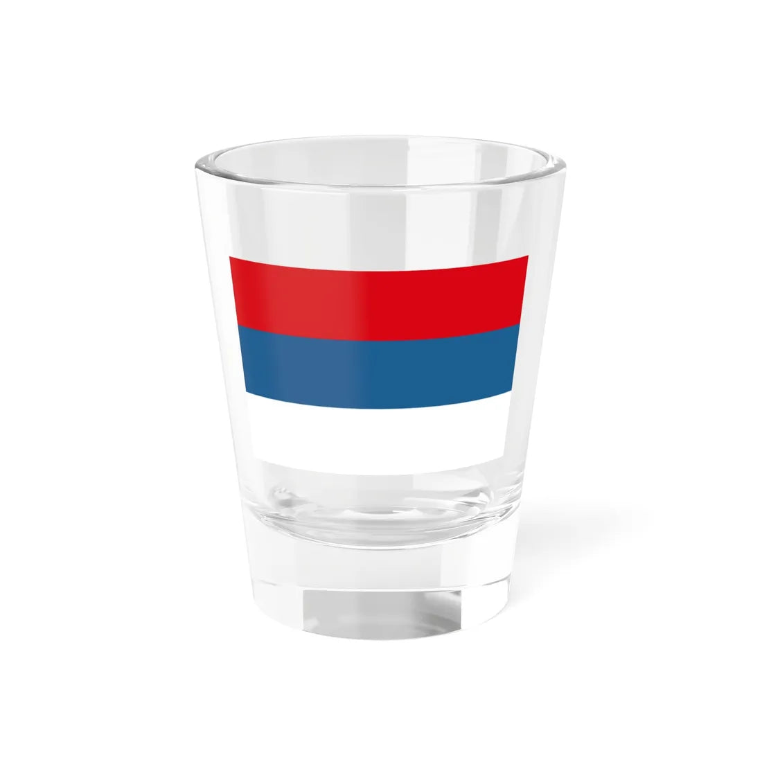 Flag of Montenegro peoples flag until 1905 Constitution (Montenegro) Shot Glass 1.5oz 1.5oz - Go Mug Yourself