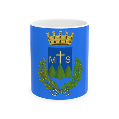 Flag of Montesilvano (Italy) White Coffee Mug 11oz - Go Mug Yourself