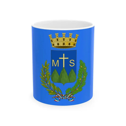 Flag of Montesilvano (Italy) White Coffee Mug 11oz - Go Mug Yourself