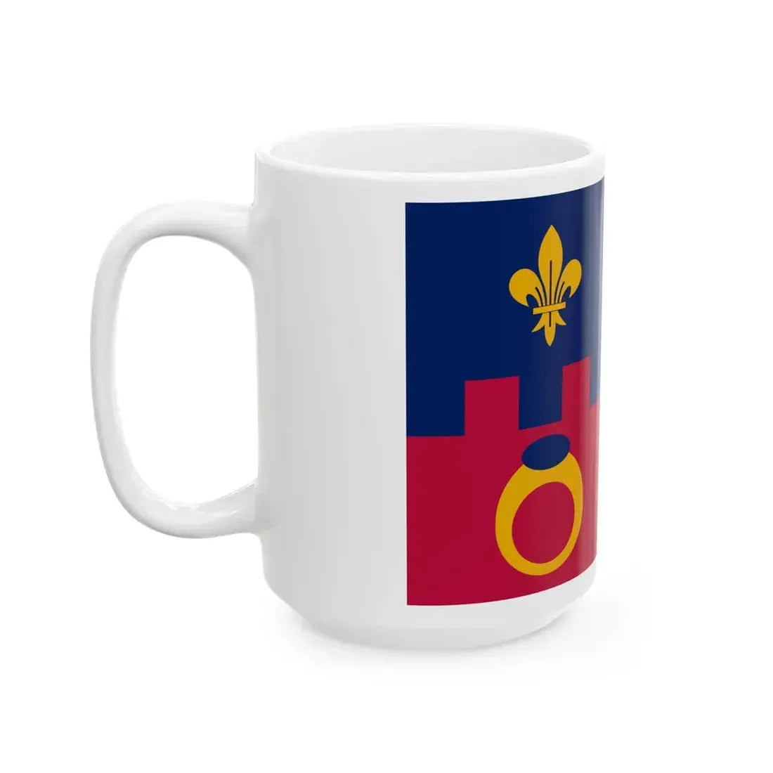 Flag of Montgomery County Maryland Pantone (United States) White Coffee Mug - Go Mug Yourself