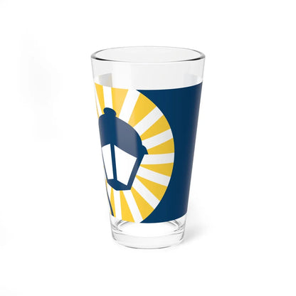 Flag of Montgomery Ohio (United States) Pint Glass 16oz 16oz - Go Mug Yourself