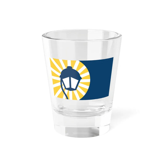 Flag of Montgomery Ohio (United States) Shot Glass 1.5oz 1.5oz - Go Mug Yourself
