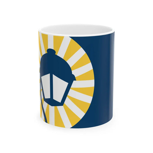 Flag of Montgomery Ohio (United States) White Coffee Mug 11oz - Go Mug Yourself