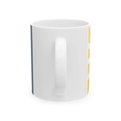 Flag of Montgomery Ohio (United States) White Coffee Mug - Go Mug Yourself