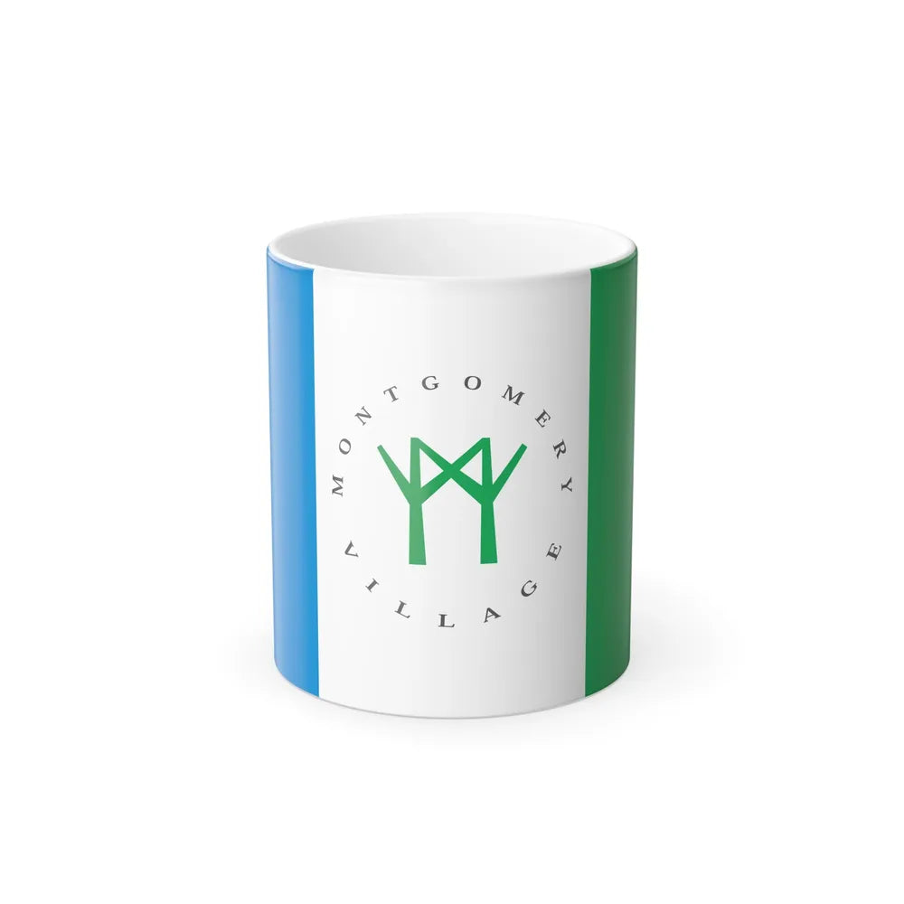 Flag of Montgomery Village, Maryland - Color Changing Coffee Mug-11oz-Go Mug Yourself