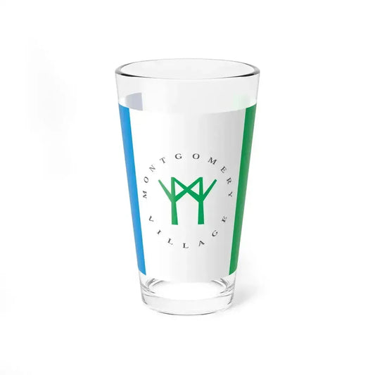 Flag of Montgomery Village, Maryland - Pint Glass 16oz 16oz - Go Mug Yourself