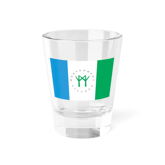Flag of Montgomery Village Maryland (United States) Shot Glass 1.5oz 1.5oz - Go Mug Yourself