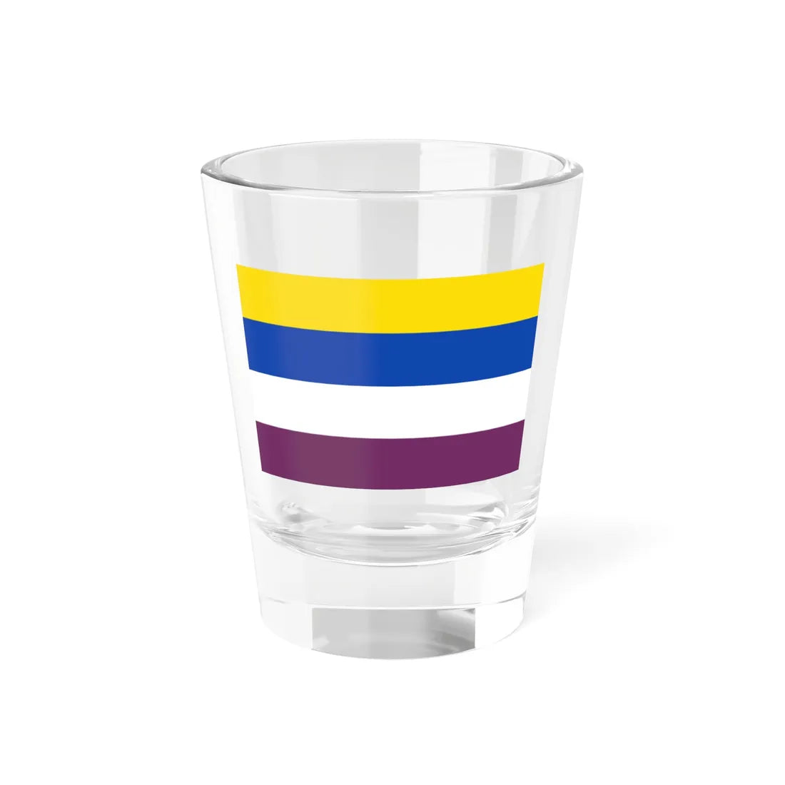 Flag of Montigny-le-Tilleul (Belgium) Shot Glass 1.5oz 1.5oz - Go Mug Yourself