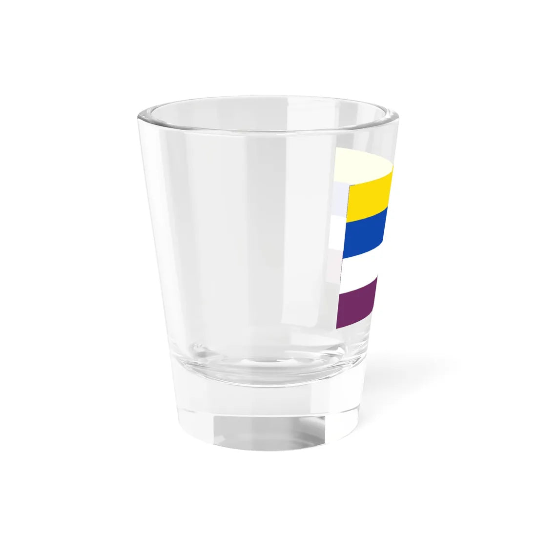 Flag of Montigny-le-Tilleul (Belgium) Shot Glass 1.5oz - Go Mug Yourself