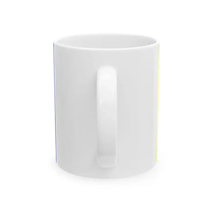 Flag of Montlucon (France) White Coffee Mug - Go Mug Yourself