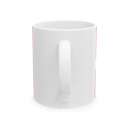 Flag of Montmelian (France) White Coffee Mug - Go Mug Yourself