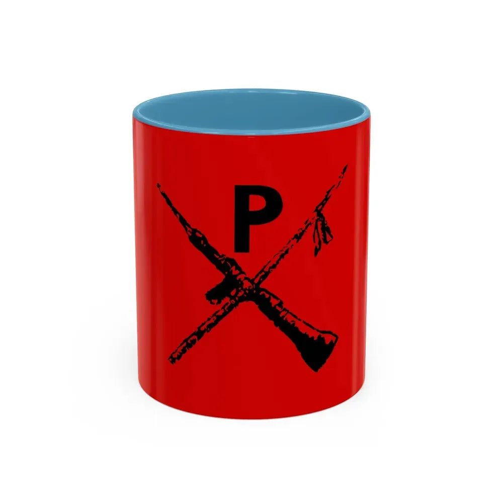 Flag of Montoneros - Accent Coffee Mug 11oz Light Blue - Go Mug Yourself