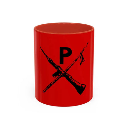 Flag of Montoneros - Accent Coffee Mug 11oz Red - Go Mug Yourself
