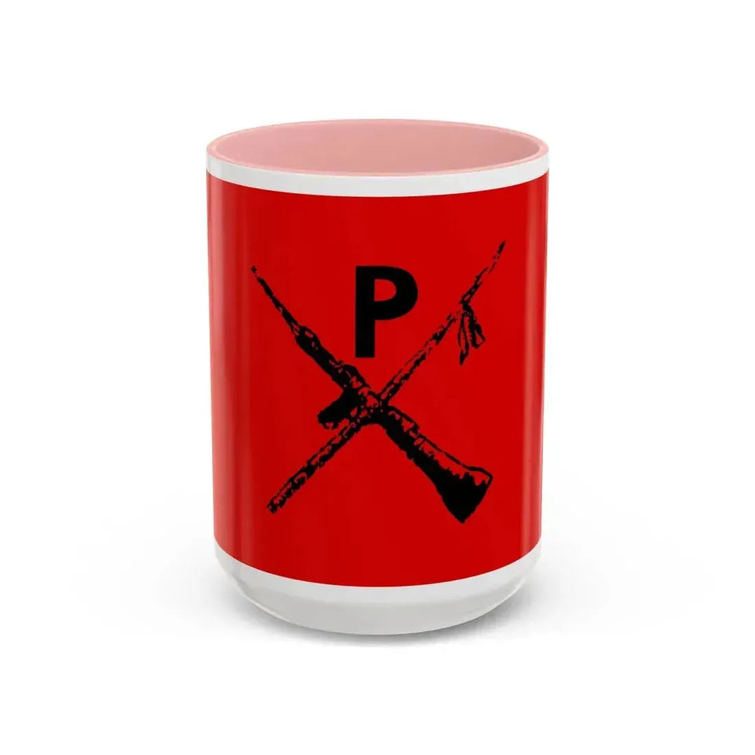 Flag of Montoneros - Accent Coffee Mug 15oz Pink - Go Mug Yourself