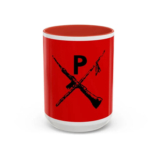 Flag of Montoneros - Accent Coffee Mug 15oz Red - Go Mug Yourself