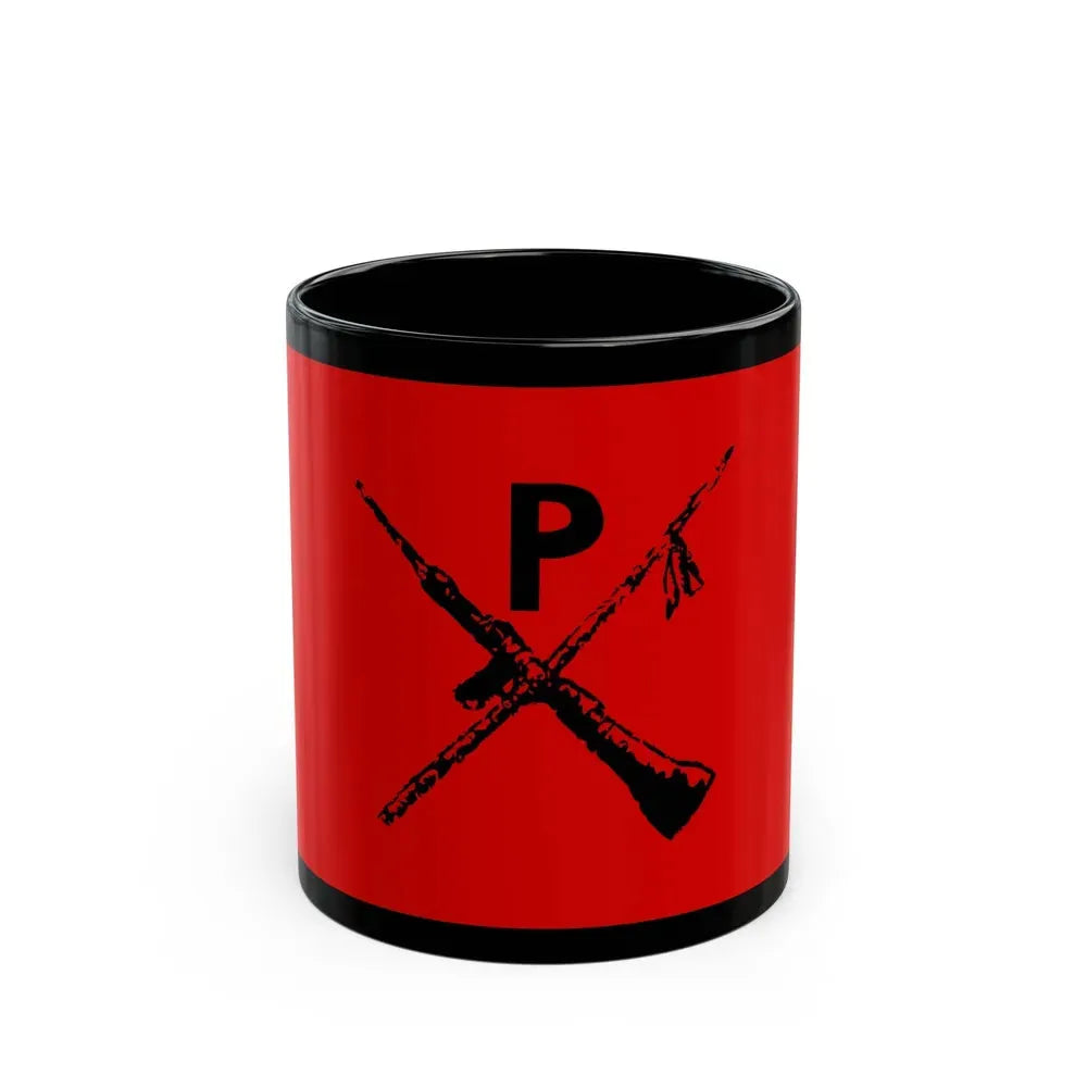 Flag of Montoneros - Black Coffee Mug 11oz - Go Mug Yourself