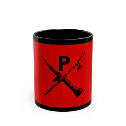 Flag of Montoneros - Black Coffee Mug 11oz - Go Mug Yourself