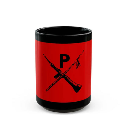 Flag of Montoneros - Black Coffee Mug 15oz - Go Mug Yourself