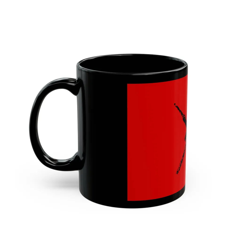 Flag of Montoneros - Black Coffee Mug-Go Mug Yourself