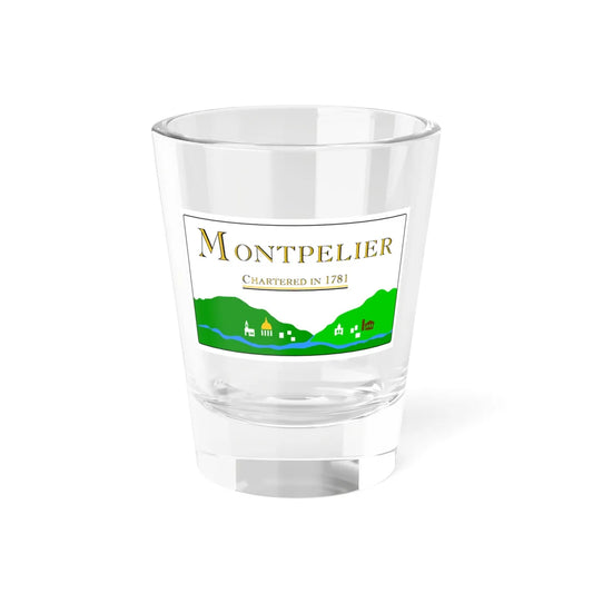 Flag of Montpelier Vermont 2000-2017 (United States) Shot Glass 1.5oz 1.5oz - Go Mug Yourself