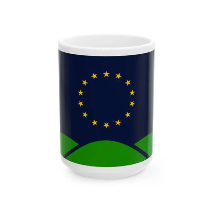 Flag of Montpelier Vermont (United States) White Coffee Mug 15oz - Go Mug Yourself