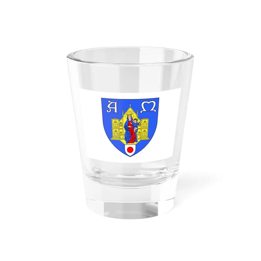 Flag of Montpellier (France) Shot Glass 1.5oz 1.5oz - Go Mug Yourself