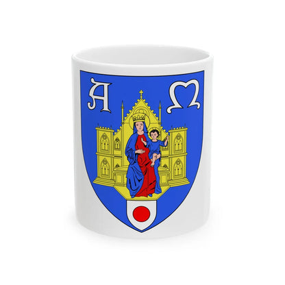 Flag of Montpellier (France) White Coffee Mug 11oz - Go Mug Yourself