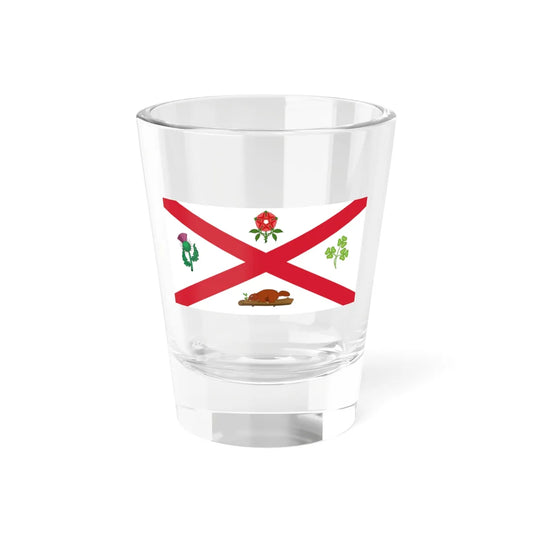 Flag of Montreal 1935-1939 (Canada) Shot Glass 1.5oz 1.5oz - Go Mug Yourself